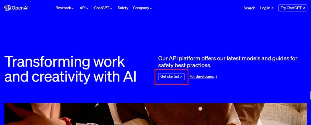 ChatGPT APIの取得方法 01