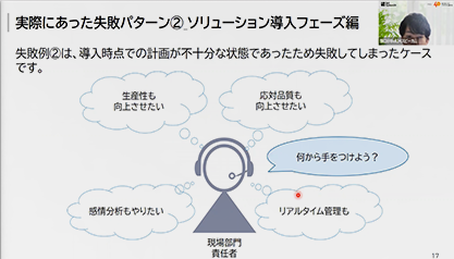 【アーカイブ配信】導入コンサルがこっそり教える音声認識導入よくある失敗パターン3選！導入メリットを成果として出すための秘訣 01